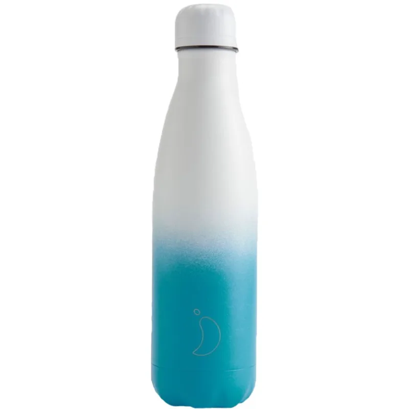 Chilly's Reusable Bottle Gradient Edition Ανοξείδωτο Μπουκάλι Θερμός 500ml - Arctic Evening