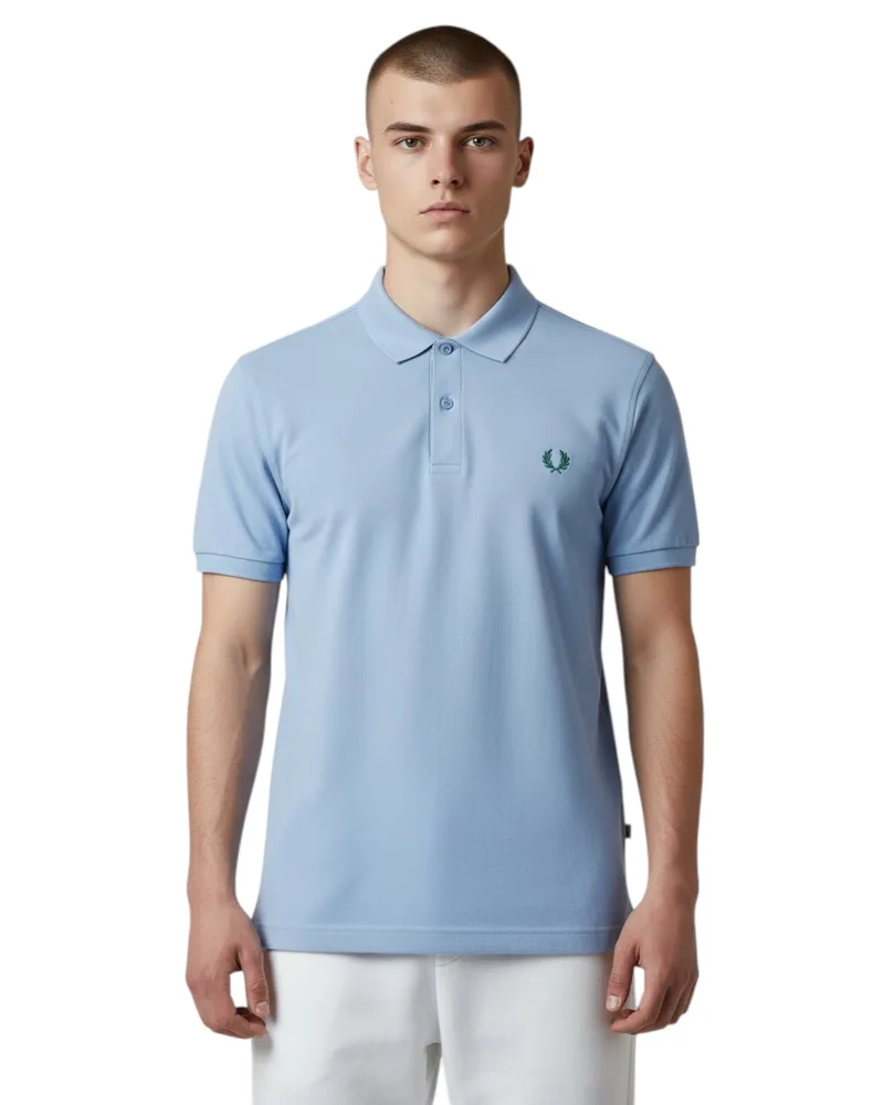 Fred Perry Ανδρικό Polo Plain Shirt M6000-Z64 Γαλάζιο