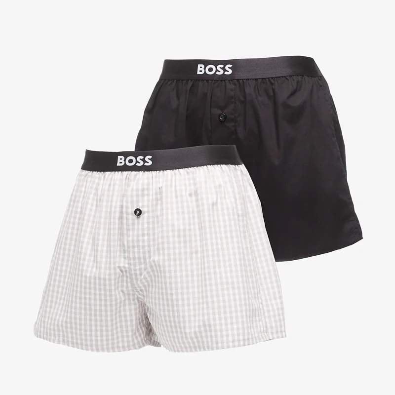 Μπόξερς Hugo Boss Pack Boxer Shorts Ew Light Grey XL