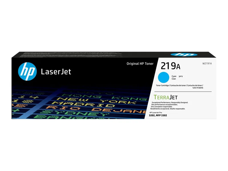 HP 219A Cyan LaserJet Tonerpatrone