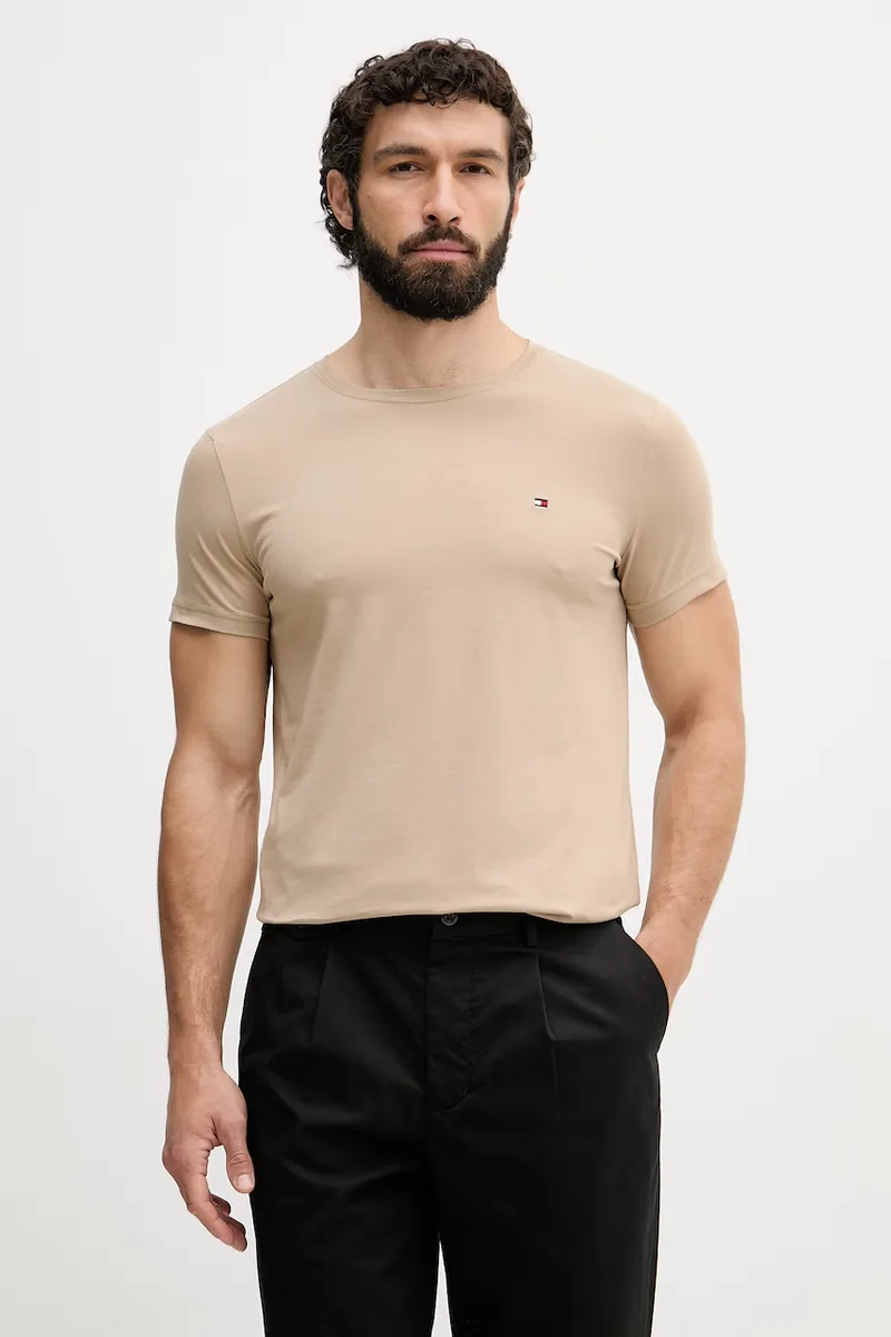 Tommy Hilfiger Basic T-shirt ανδρικό βαμβακερό με ελαστάν