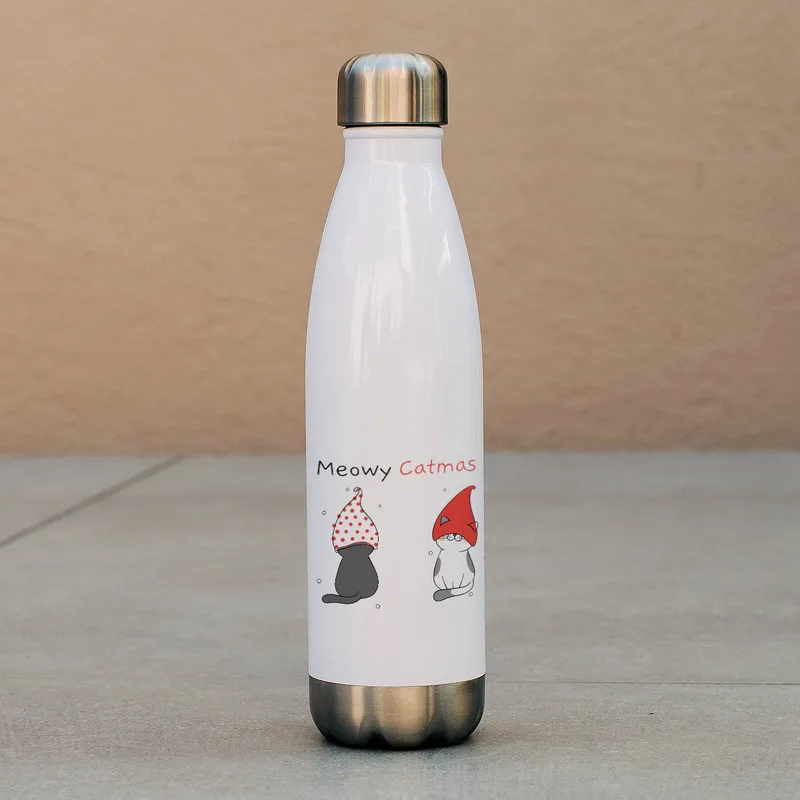Xmas Cats - Μπουκάλι Θερμός 500ml