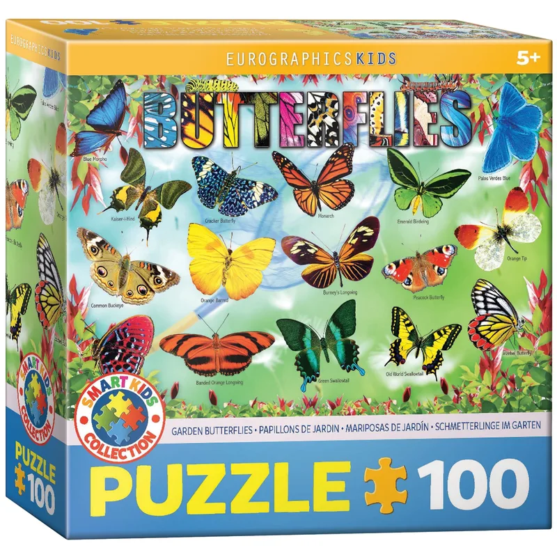Puzzle 100τμχ Butterflies
