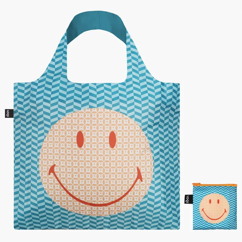 LOQI Τσάντα Recycled | Geometric Smiley