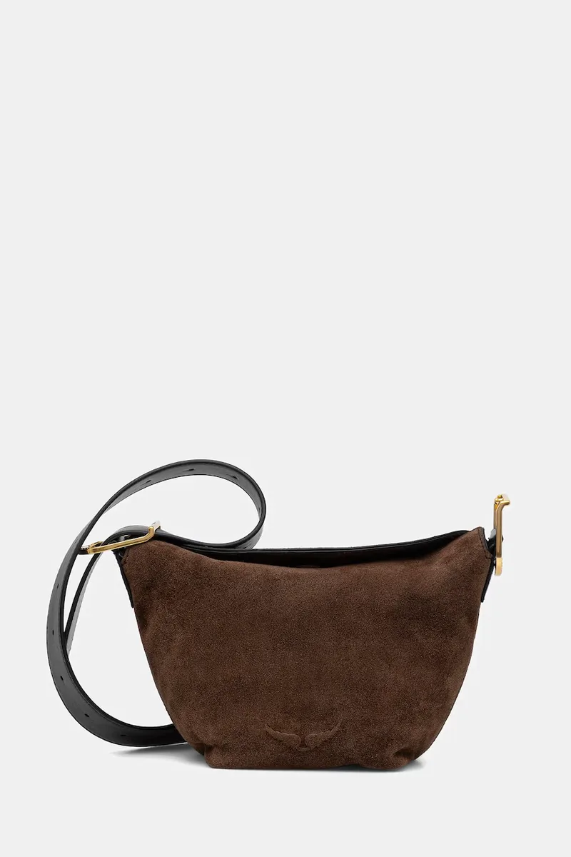 Τσάντα σουέτ ZADIG&VOLTAIRE BABY JANE SUEDE
