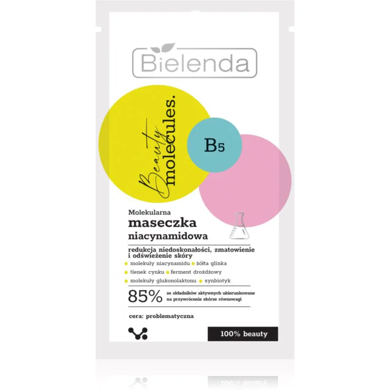 Bielenda Beauty Molecules καθαριστική μάσκα προσώπου 8 γρ