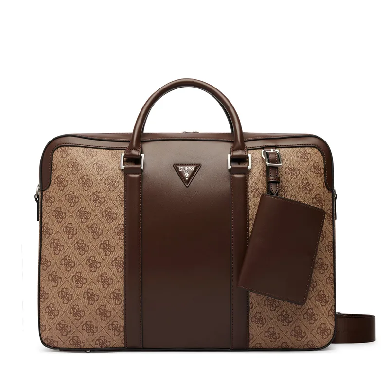 Τσάντα για laptop Guess HMMILL P6269 Ανοιχτό καφέ