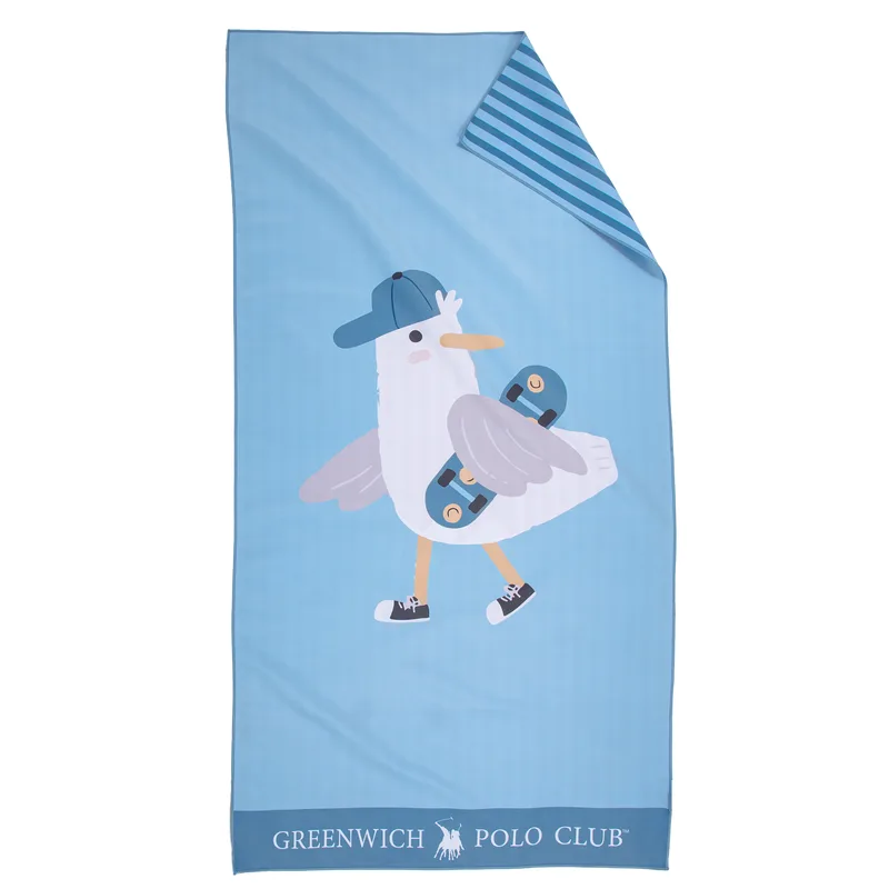 Greenwich polo club junior πετσετα θαλασσησ 70χ140 4177 blue