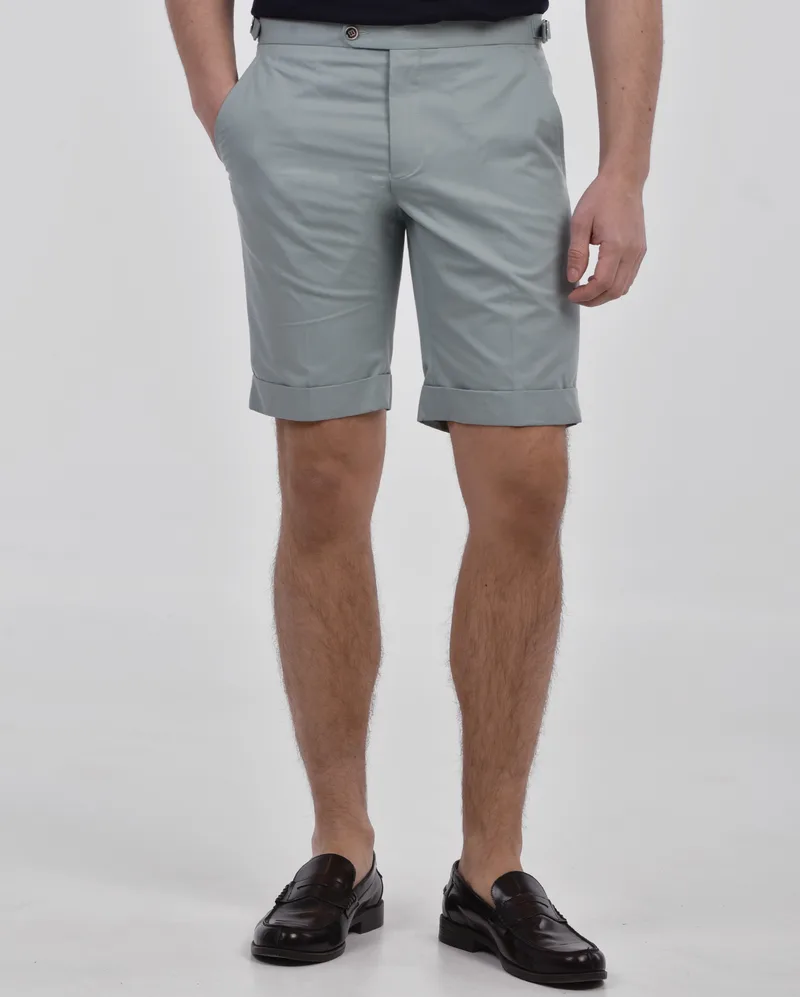 HD x Vardas Βαμβακερή βερμούδα slim fit