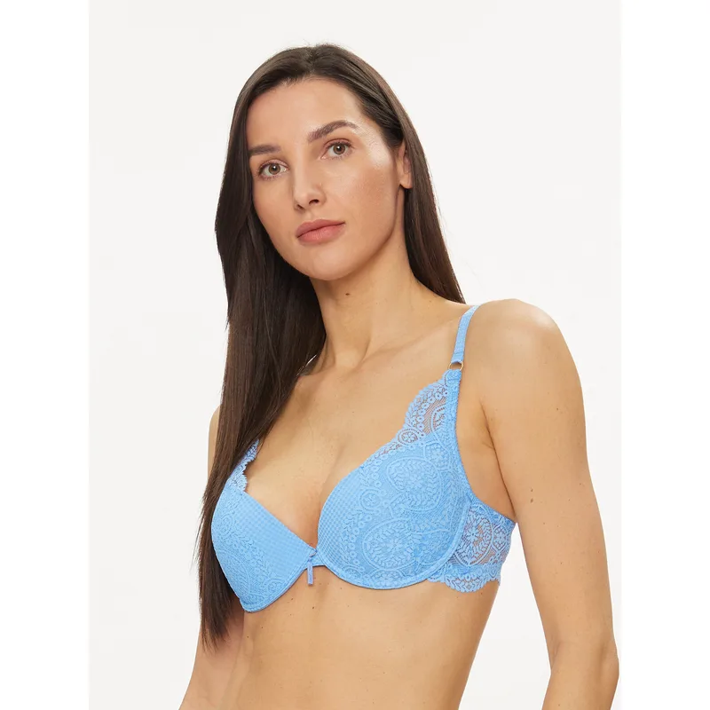Selmark Σουτιέν Push-up Matilda 31113 Μπλε