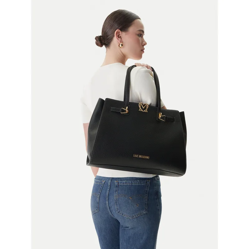 Τσάντα LOVE MOSCHINO JC4124PP1OLM0000 Μαύρο