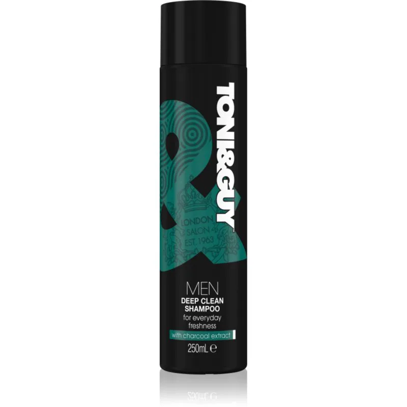 TONI&GUY Men σαμπουάν για βαθύ καθαρισμό 250 ml