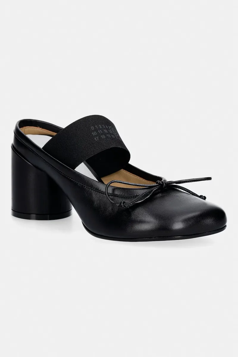 Δερμάτινες παντόφλες MM6 Maison Margiela