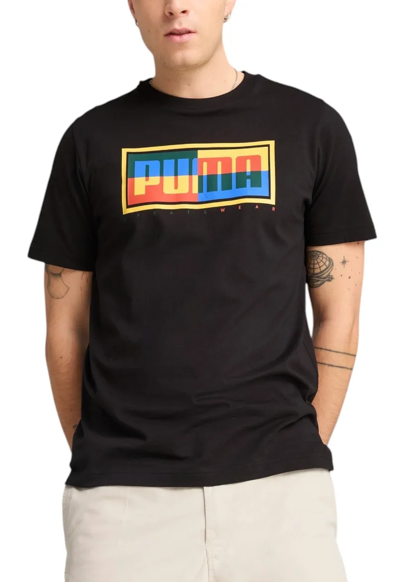 Μπλούζα Κοντομάνικη Puma Puma Box Tee 684827-01 Ανδρικό