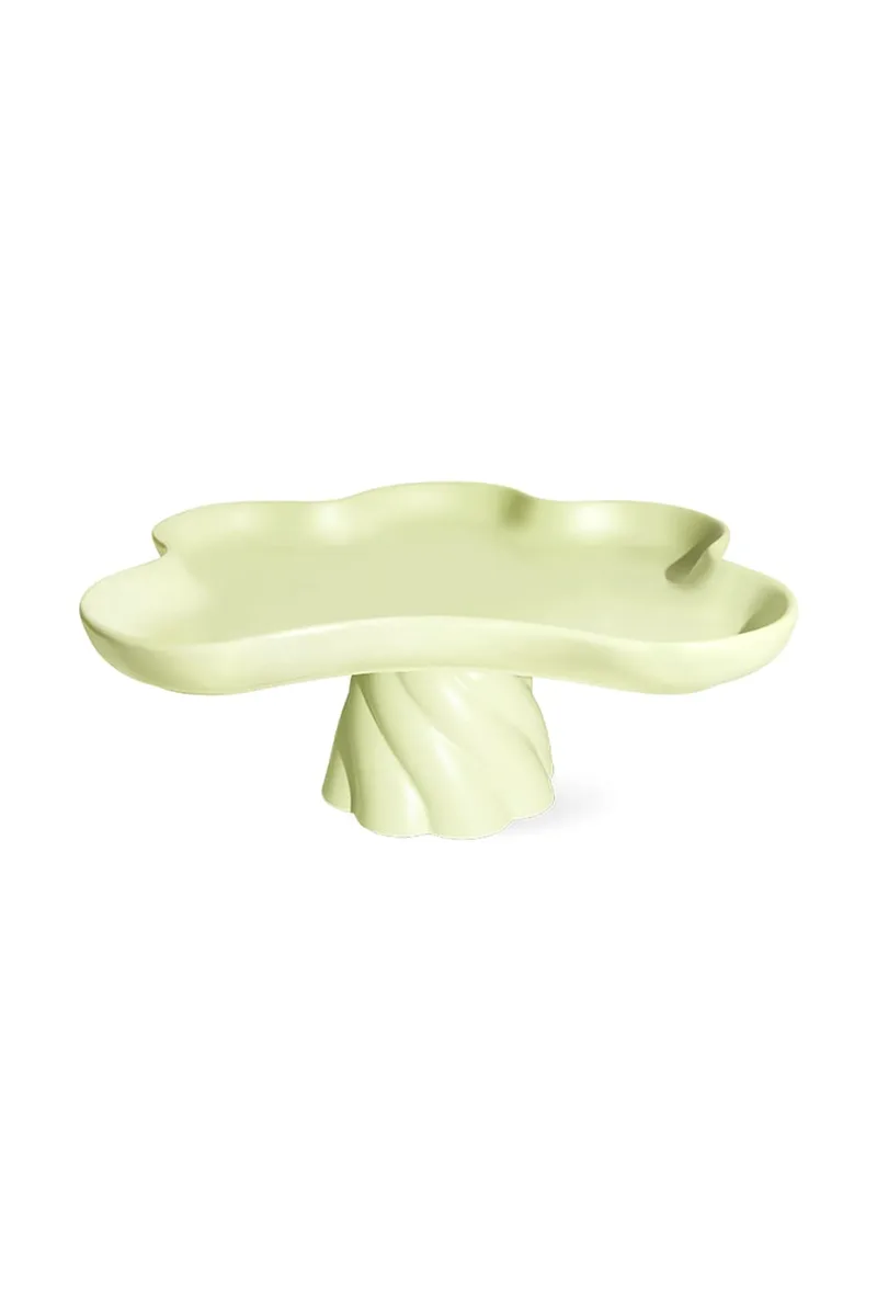 Octaevo δίσκος διακοσμητικός με κεραμικό 27 x 25 x 11,5 cm