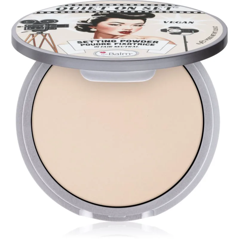 theBalm Quiet on Set ματ πούδρα απόχρωση 01 Fair Neutral 8 γρ
