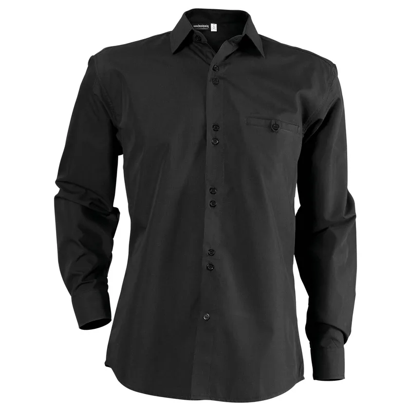 Ανδρικό μακρυμάνικο πουκάμισο ELEGANCE BEUNIQUE 90605006 Black