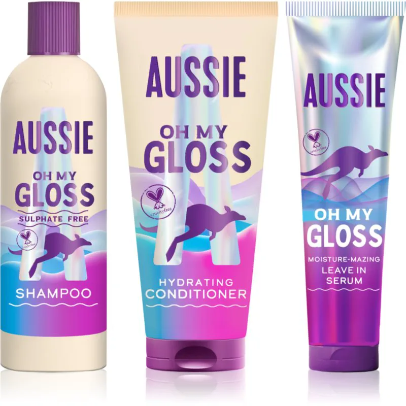 Aussie Oh My Gloss Gift Box σετ δώρου για ενυδάτωση και λάμψη
