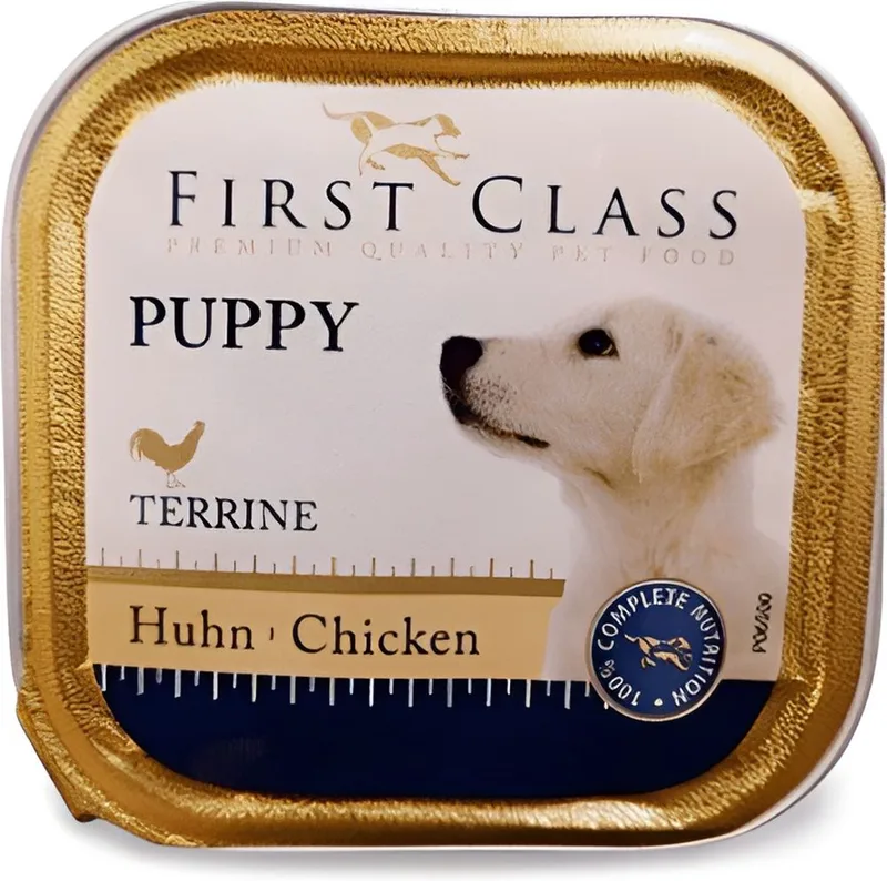 ΚΟΝΣΕΡΒΑ ΣΚΥΛΟΥ FIRST CLASS PUPPY ΚΟΤΟΠΟΥΛΟ (150GR)