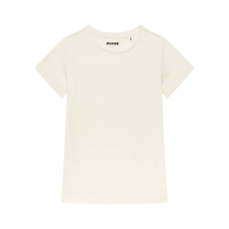 Guess T-Shirt J4RI49 J1314 Μπεζ Regular Fit