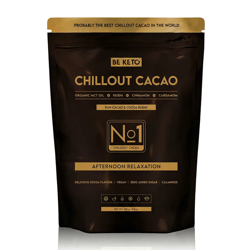 BeKeto Βιολογικό Τελετουργικό Κακάο Chillout (250g)