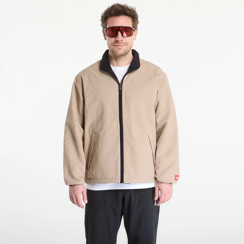 Μπουφάν The North Face Redbox Reversible Fleece Jacket Mushroom Grey/ TNF Black M