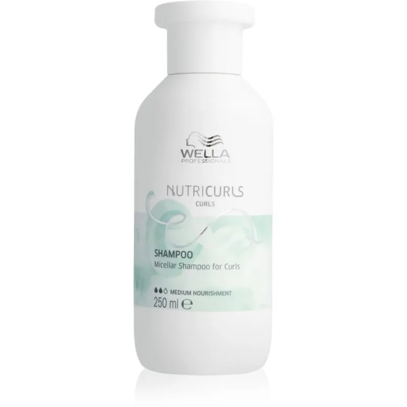 Wella Professionals Nutricurls Curls Ελαφρώς μικυλλιακό σαμπουάν για σγουρά μαλλιά 250 ml