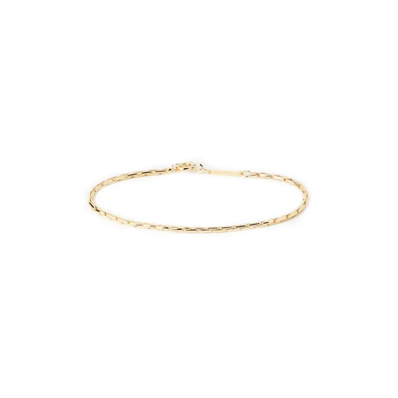 PDPAOLA Essentials Boston Chain Βραχιόλι Από Επιχρυσωμένο Ασήμι PU01-703-U