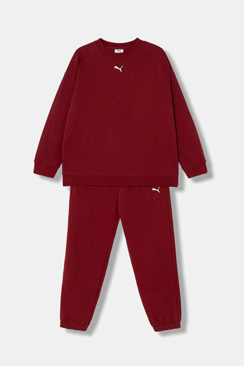 Puma σετ φόρμας παιδικό με βαμβάκι Loungewear Sweat Suit