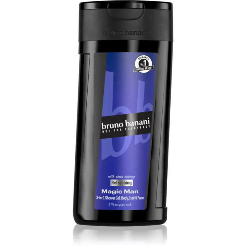Bruno Banani Magic Man δροσιστικό τζελ ντους 3 σε 1 για άντρες 250 ml