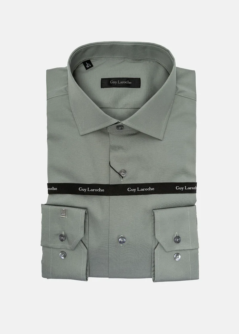 Guy Laroche Πουκάμισο της σειράς Basic - GLES18244 /CL 5 Light Green