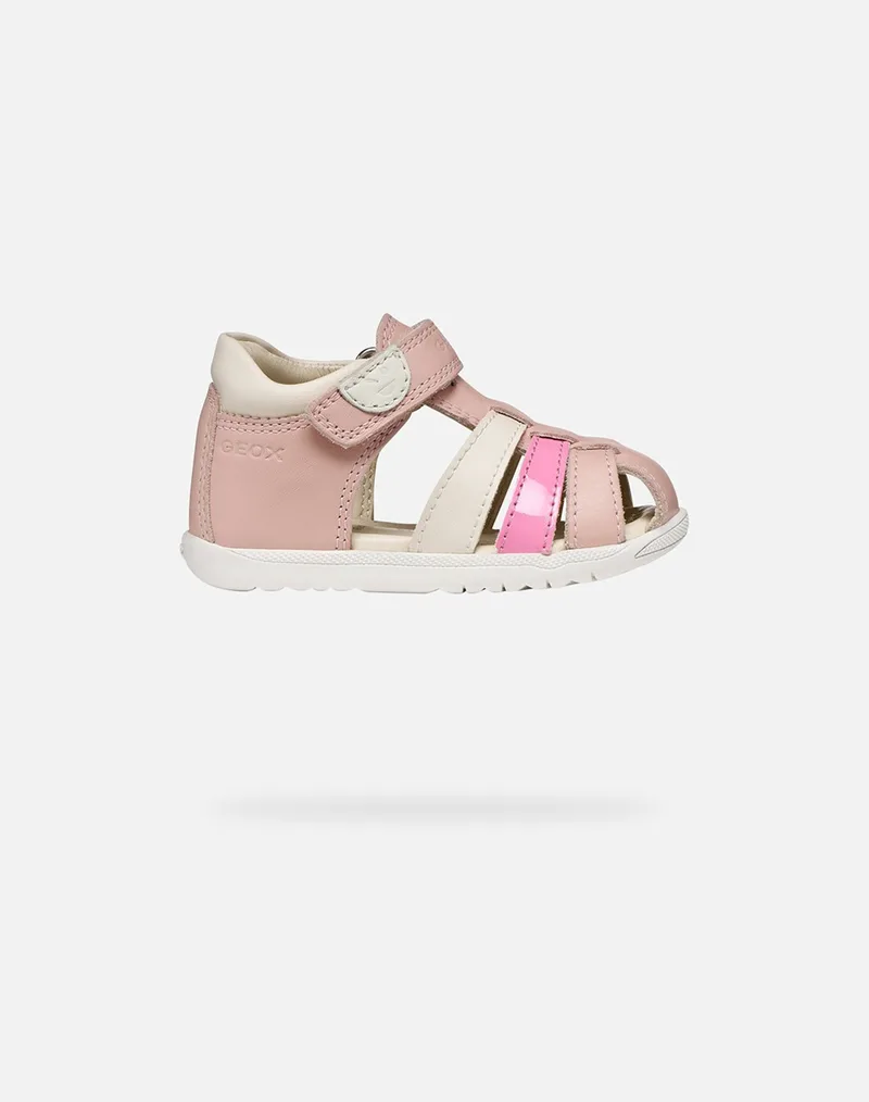 GEOX B S.MACCHIA G. B - NAP+SYN.LEA B254WB085BCC8WE8-C8WE8 LightPink