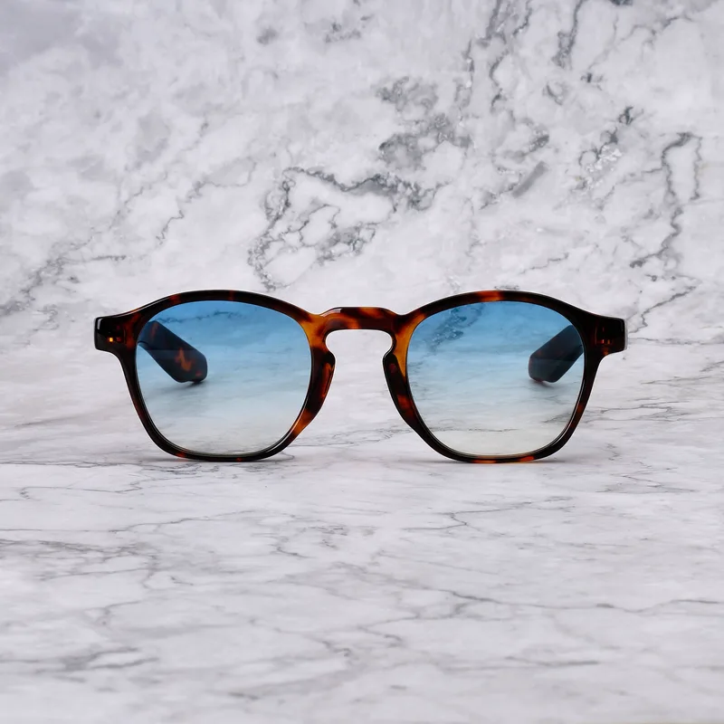 KOBI 35EP6 - KOBI - TORTOISE - GRADIENT BLUE Sunglasses | Tortoise | Gradient Blue Shades | Explicit Poets Sunglasses