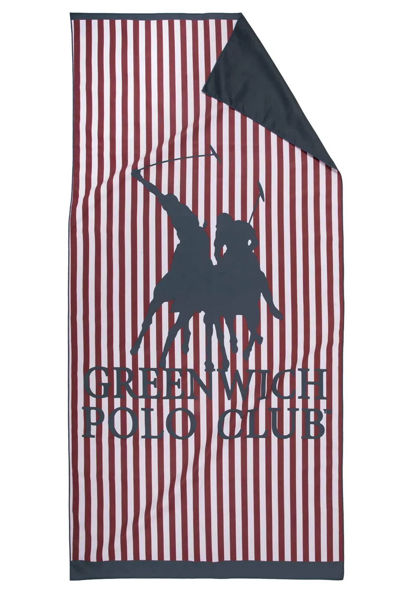 Greenwich Polo Club unisex πετσέτα θαλάσσης διπλής όψης 80 x 170 cm "5207" - 267801705207 Κόκκινο