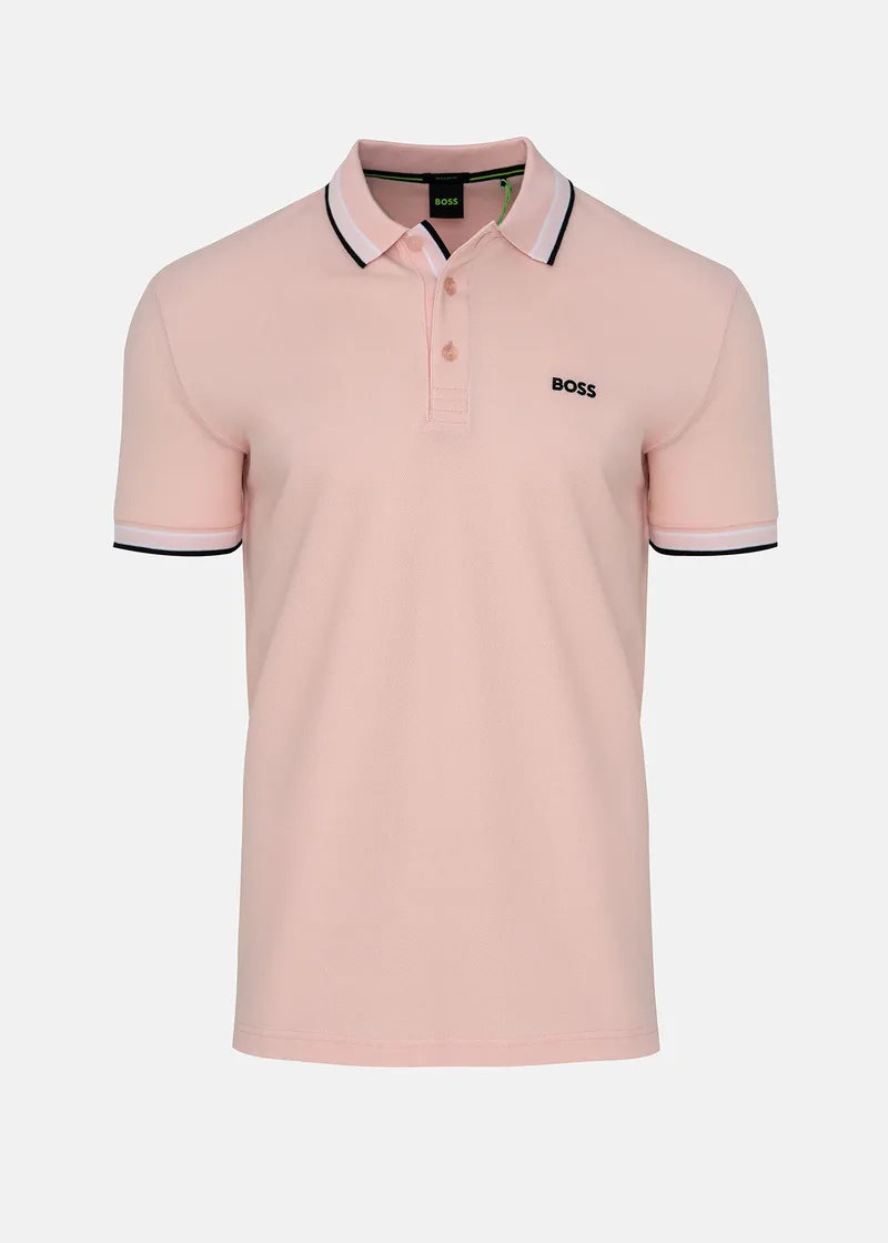 BOSS Polo Μπλούζα της σειράς Paddy - 50469055 689 Light Pastel Ροζ