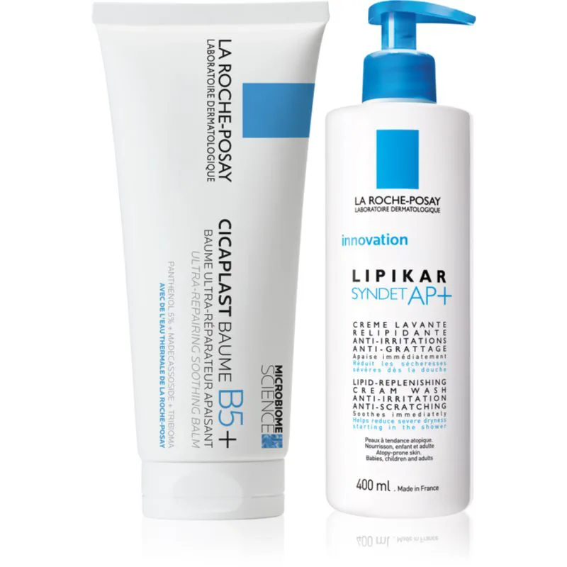 La Roche-Posay Bundles Lipikar + Cicaplast Σετ για κνησμώδες και ερεθισμένο δέρμα