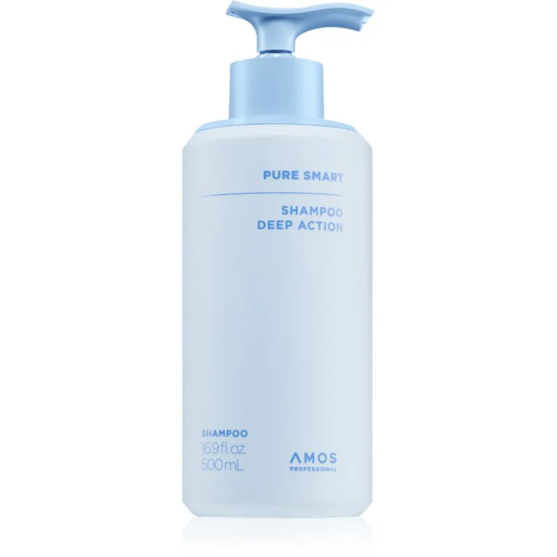 AMOS PROFESSIONAL Pure Smart Shampoo Deep Action σαμπουάν για βαθύ καθαρισμό κατά της πιτυρίδας 500 ml