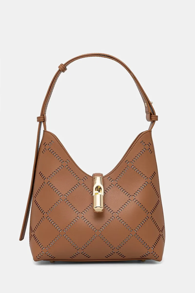 Furla μικρή τσάντα γυναικεία δερμάτινη Goccia S Hobo