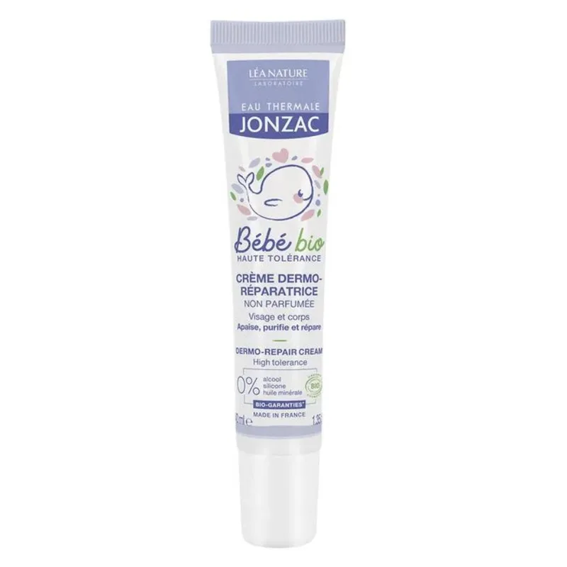 Eau thermale Jonzac Organic Dermo-repairing Cream Bebe Face And Body 40ml