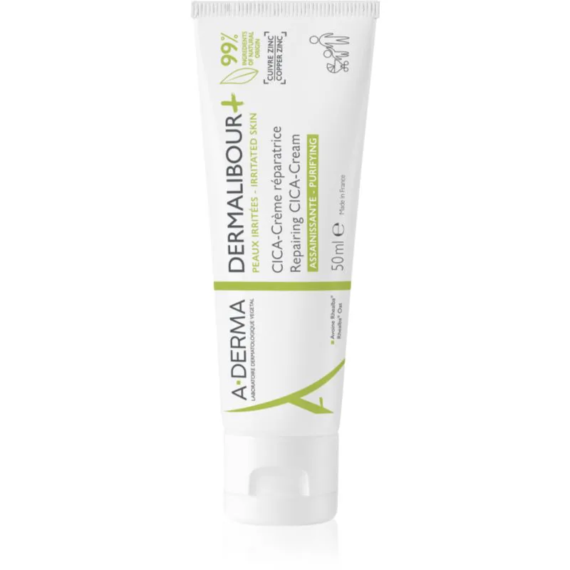 A-Derma Dermalibour+ αναγεννητική κρέμα για ερεθισμένο δέρμα 50 ml