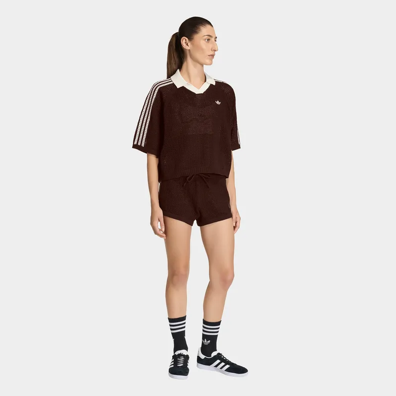 adidas Originals W Knitted Crochet Polo (9000265870_90436)