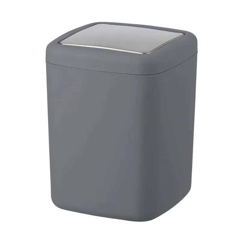 Κάδος Απορριμμάτων Μπάνιου (Φ15x20) Wenko 3lt Barcelona Anthracite 23979100