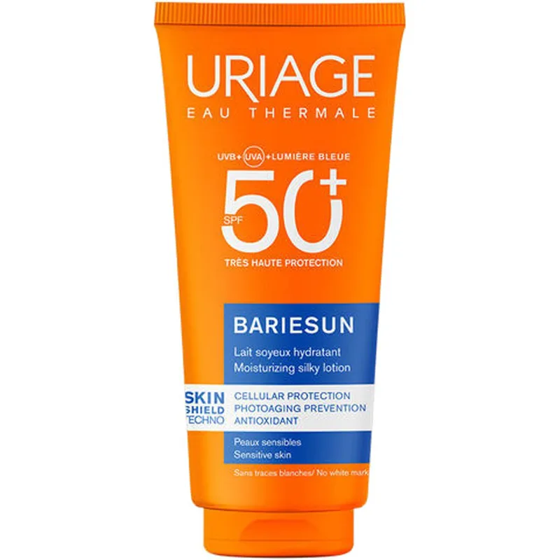 Uriage Bariesun Moisturizing Spf50+ Silky Lotion Αντηλιακή Λοσιόν Πολύ Υψηλής Προστασίας Κατάλληλη για Πρόσωπο & Σώμα 100ml