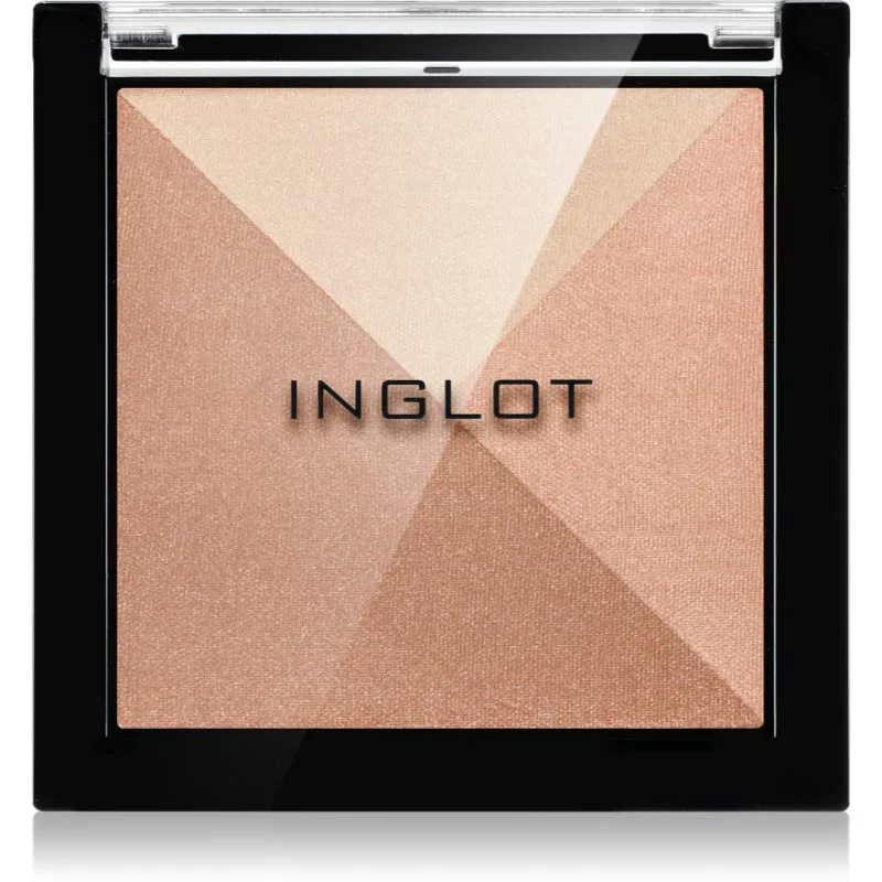 Inglot Multicolour System Highlighting & Bronzing Powder λαμπρυντική και μπρονζερ παλέτα απόχρωση 12 8.8 γρ