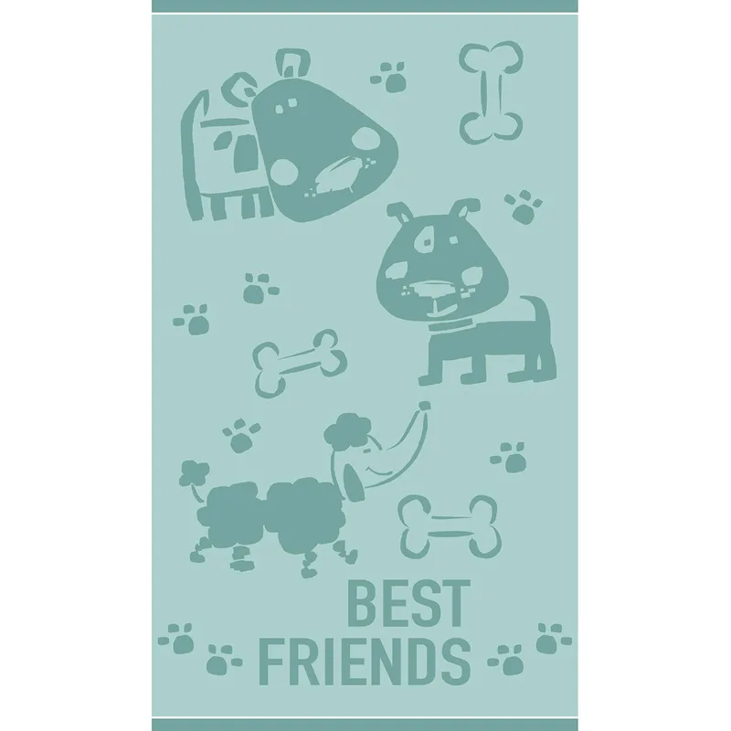 Πετσέτα Θαλάσσης 70X120 Melinen Puppy Lover Aqua (70x120)