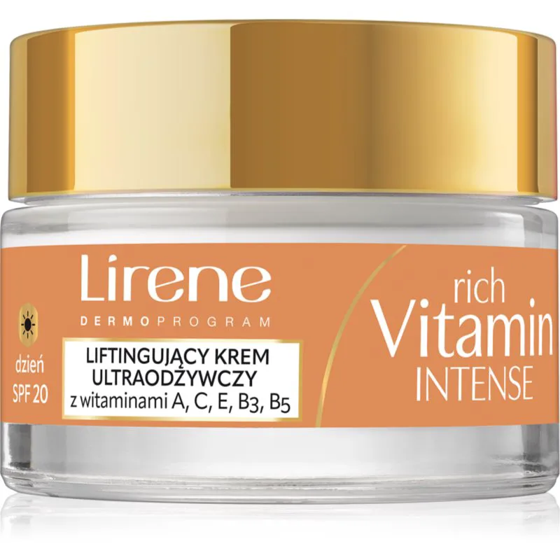 Lirene Rich Vitamin Intense 50+ συσφικτική και ανυψωτική κρέμα ημέρας SPF 20 50 ml