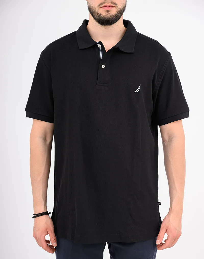 NAUTICA ΜΠΛΟΥΖΑ ΠΟΛΟ ΚΜ Cabin B&T Polo Shirt 3NCN1CR0125-011 Black