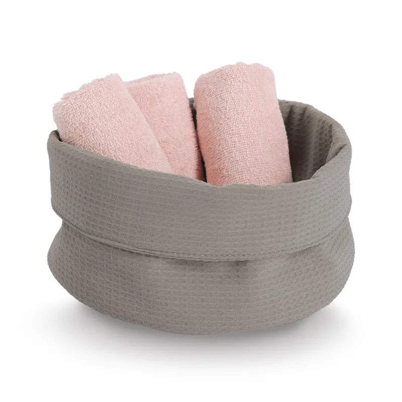Καλάθια Αποθήκευσης (Φ25x13) Z-L Waffle Taupe 14535