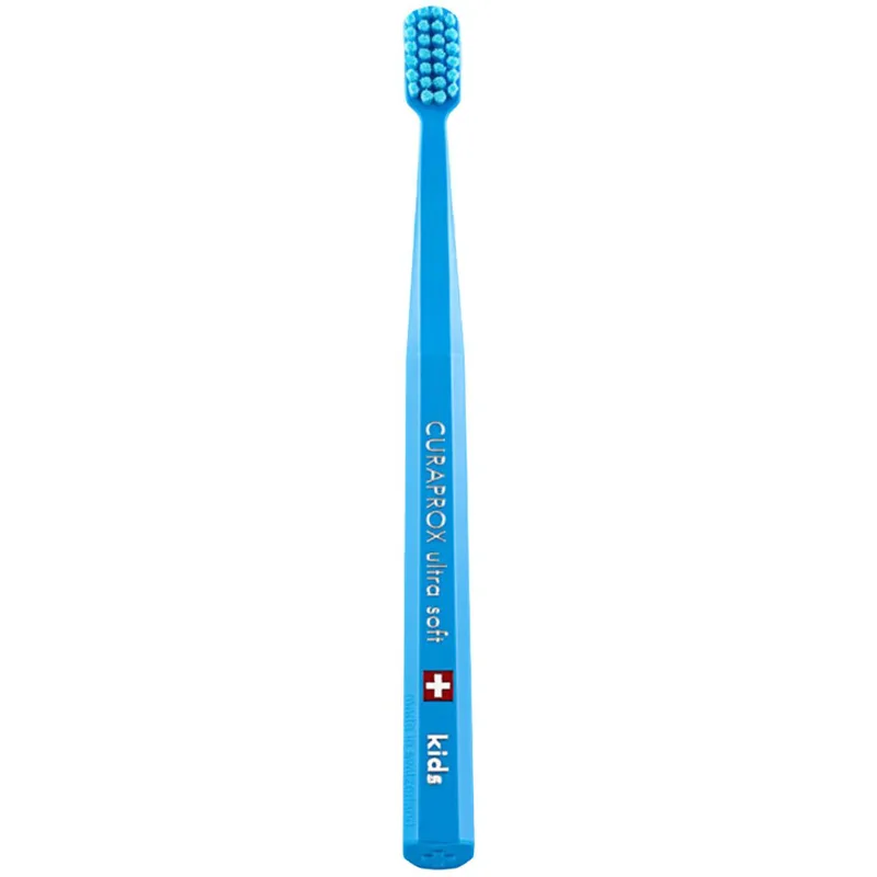 Curaprox Kids CS 5500 Ultra Soft Toothbrush 4-12 Years Παιδική Οδοντόβουρτσα με Μικρή Κεφαλή & Εξαιρετικά Μαλακές Ίνες 1 Τεμάχιο - Μπλε