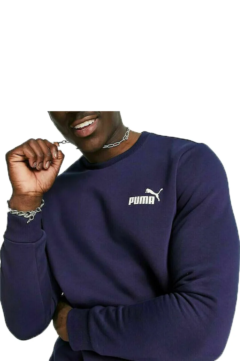 Μπλούζα Μακρυμάνικη Puma ESS Small Logo Crew FL 586682-76 Ανδρικό